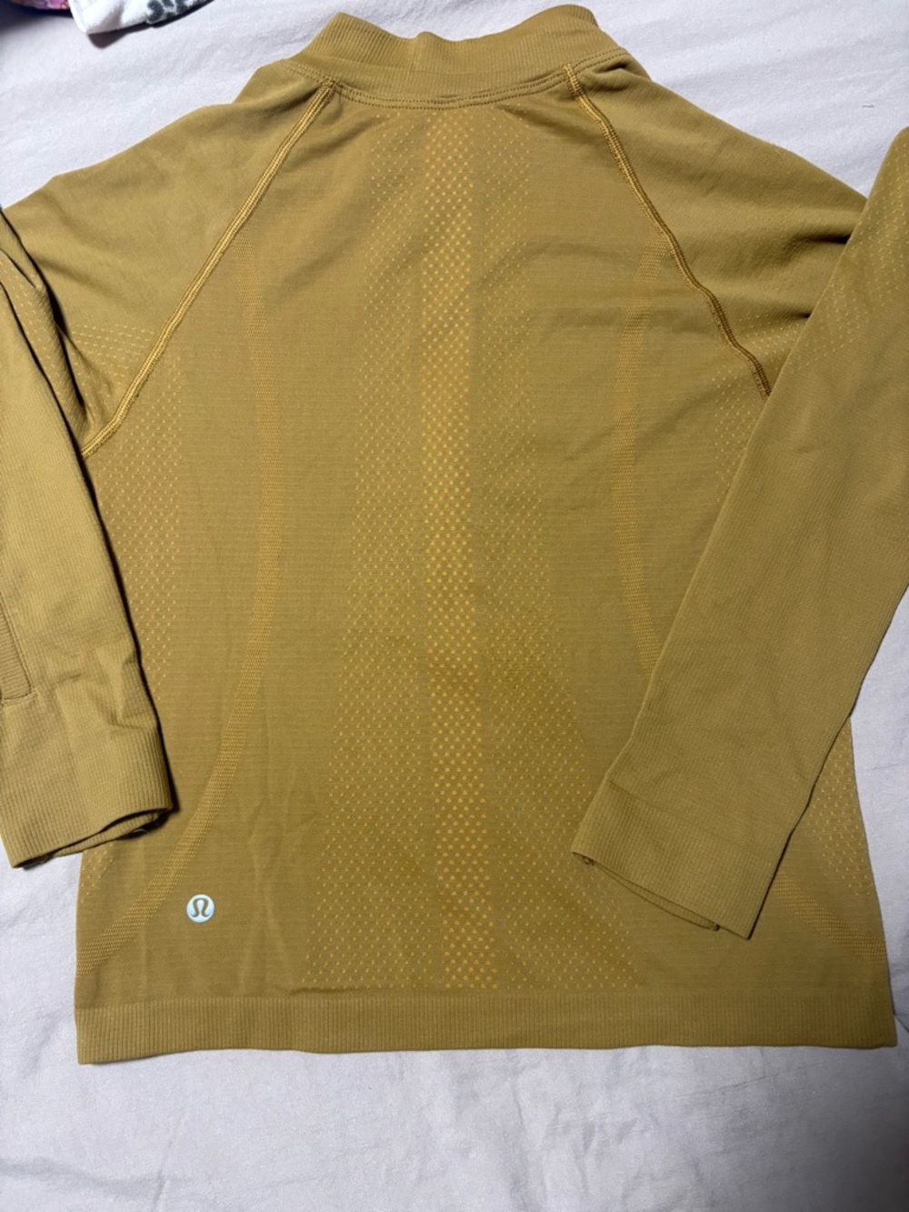 lululemon athletica swiftly tech 1/2 zip cool bronze